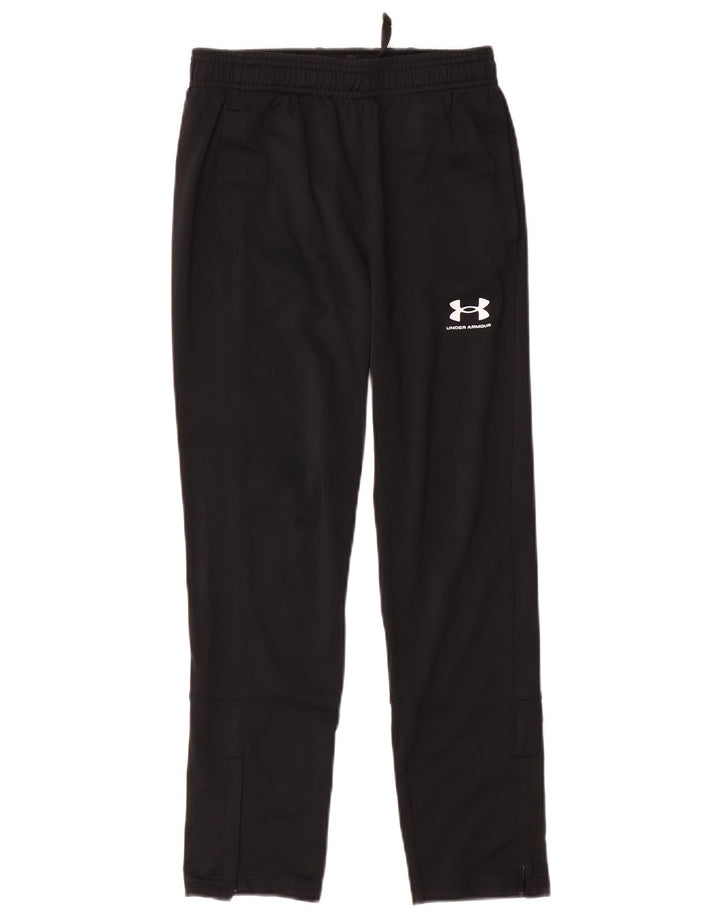 Pantaloni de trening Under Armour pentru baieti 9-10 ani poliester negru mediu