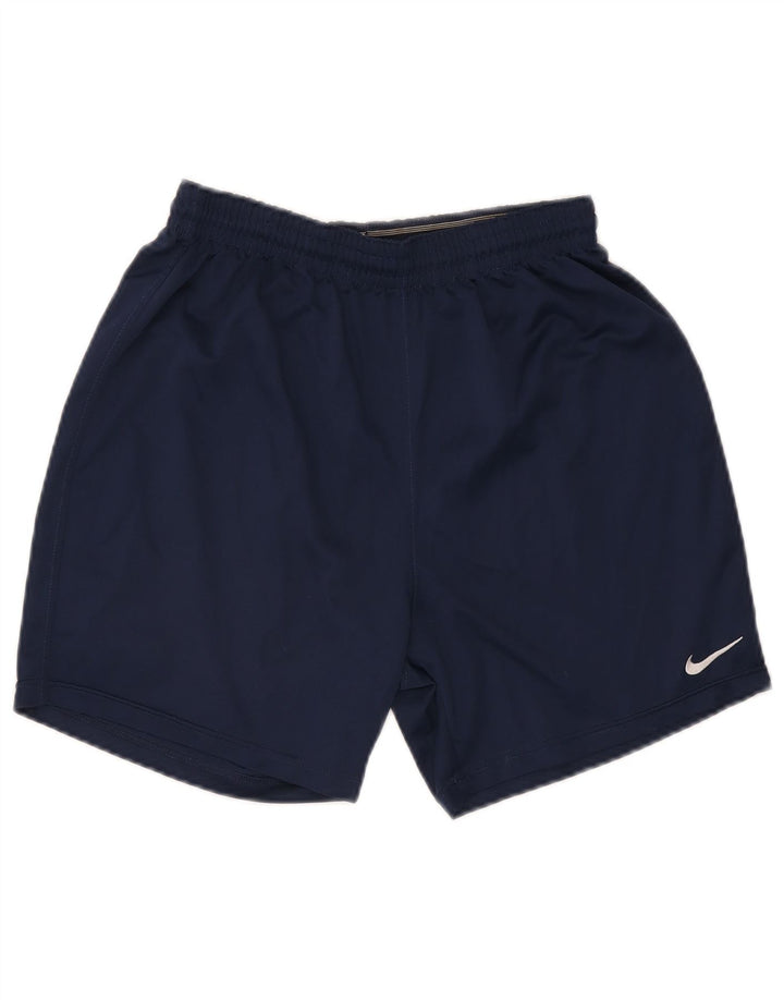 Pantaloni scurți sport Nike pentru bărbați, poliester, albastru, mediu