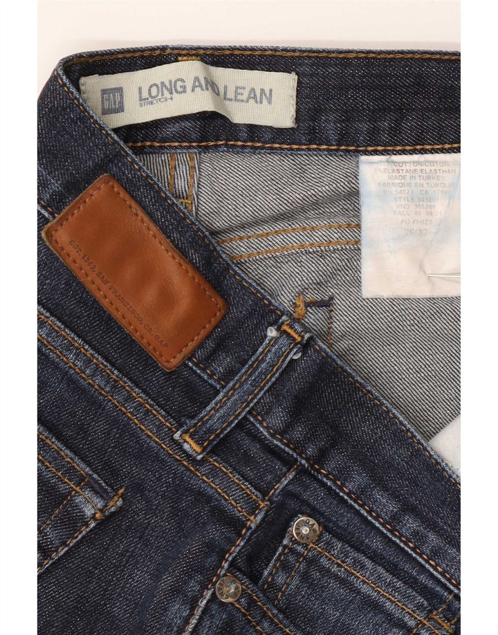 Gap Blugi lungi Bootcut pentru femei W26 L32 Bumbac bleumarin