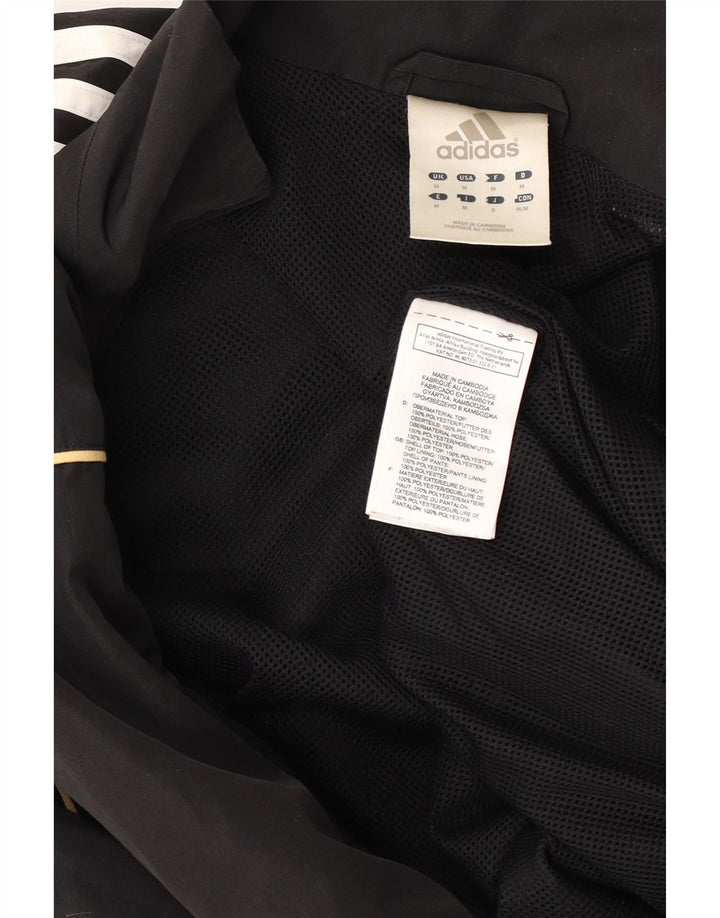 Jachetă de trening pentru bărbați ADIDAS, poliester mediu negru