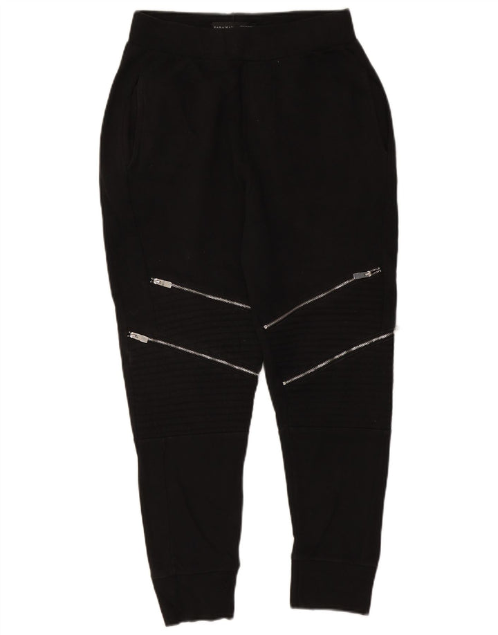 Pantaloni de trening Zara Barbati Joggeri Poliester mediu negru