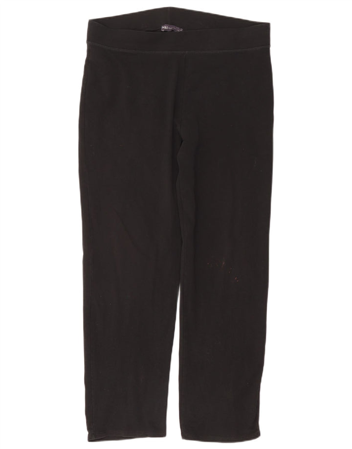 Leggings pentru femei Marks & Spencer UK 16, mare, negru, bumbac