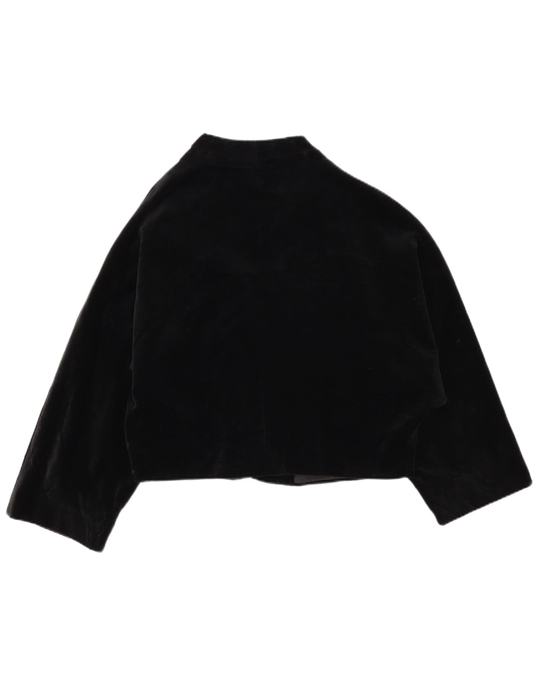 Max Mara Jachetă de catifea supradimensionată pentru femei UK 12 Medium Black
