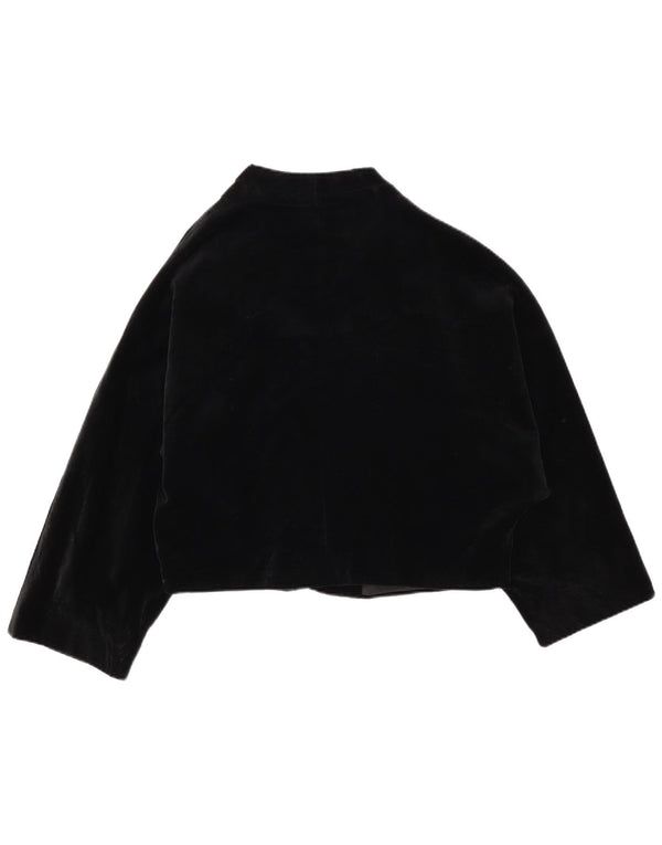Max Mara Jachetă de catifea supradimensionată pentru femei UK 12 Medium Black