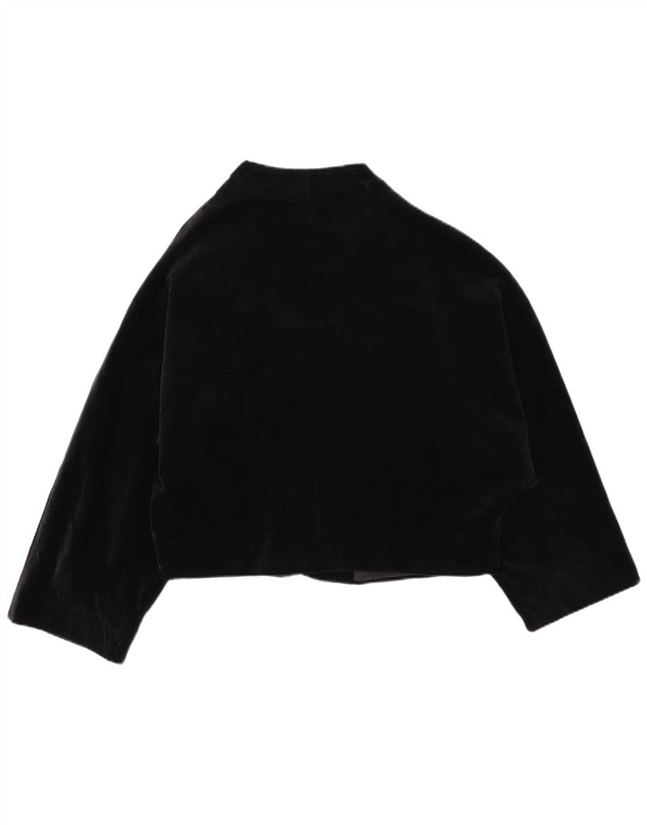 Max Mara Jachetă de catifea supradimensionată pentru femei UK 12 Medium Black