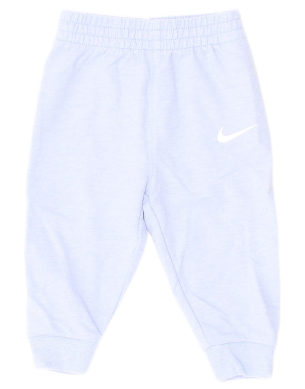 Pantaloni de trening Nike pentru bebelusi baieti 3-6 luni, albastru, bumbac