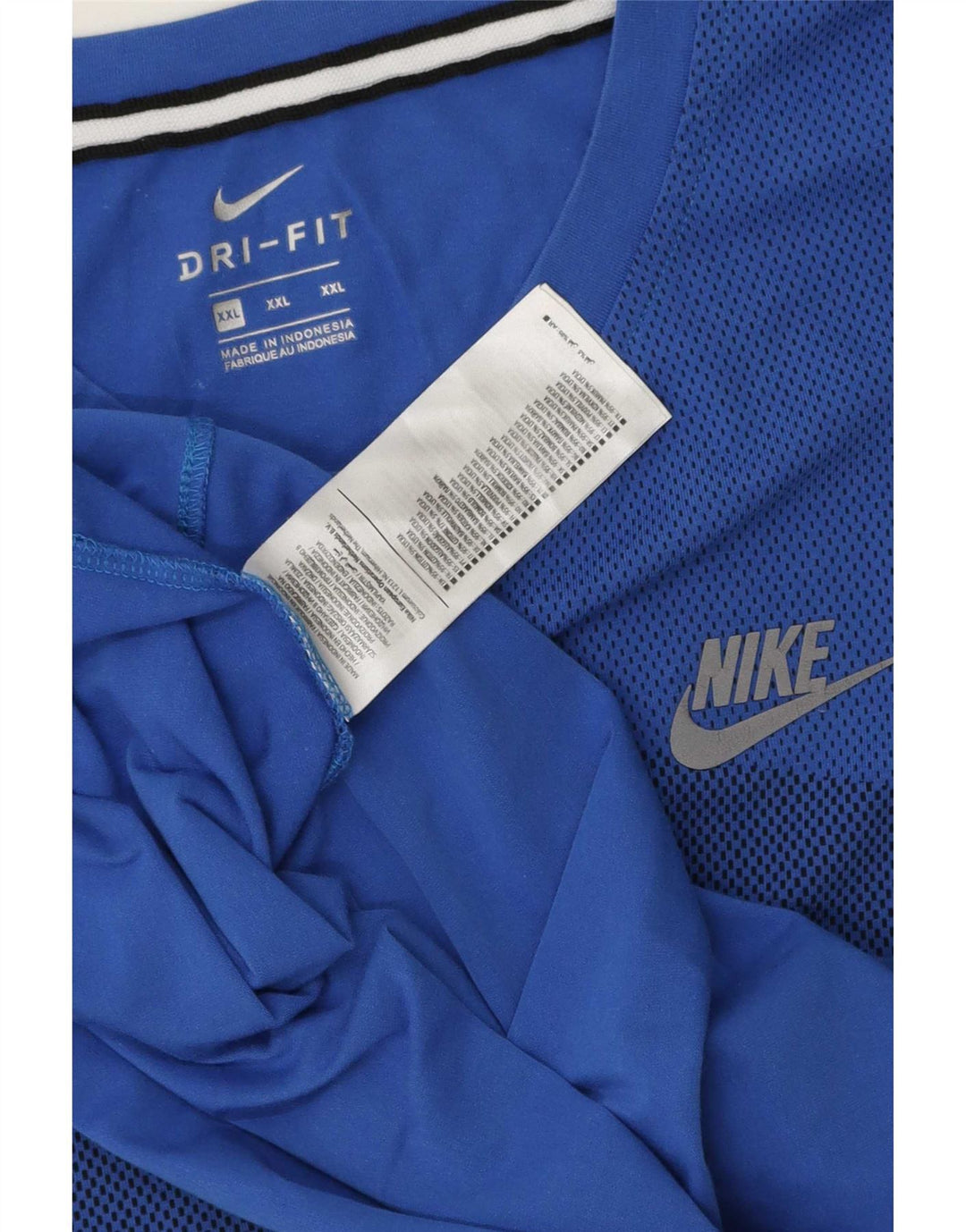 Vesta Nike Dri Fit pentru bărbați, 2XL, bumbac cu pete albastre