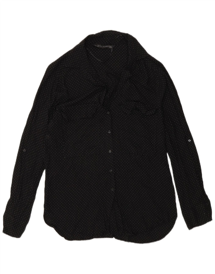 Cămașă pentru femei Zara UK 10 Small Black Spotted Viscose