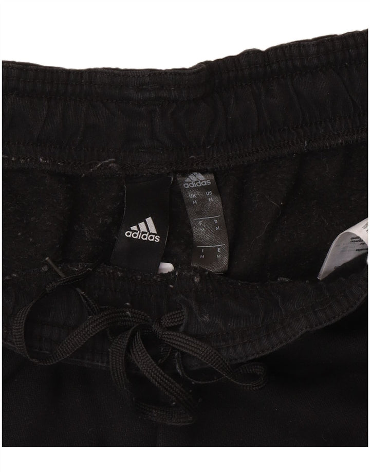 Pantaloni de trening Adidas pentru bărbați Joggeri, bumbac mediu negru