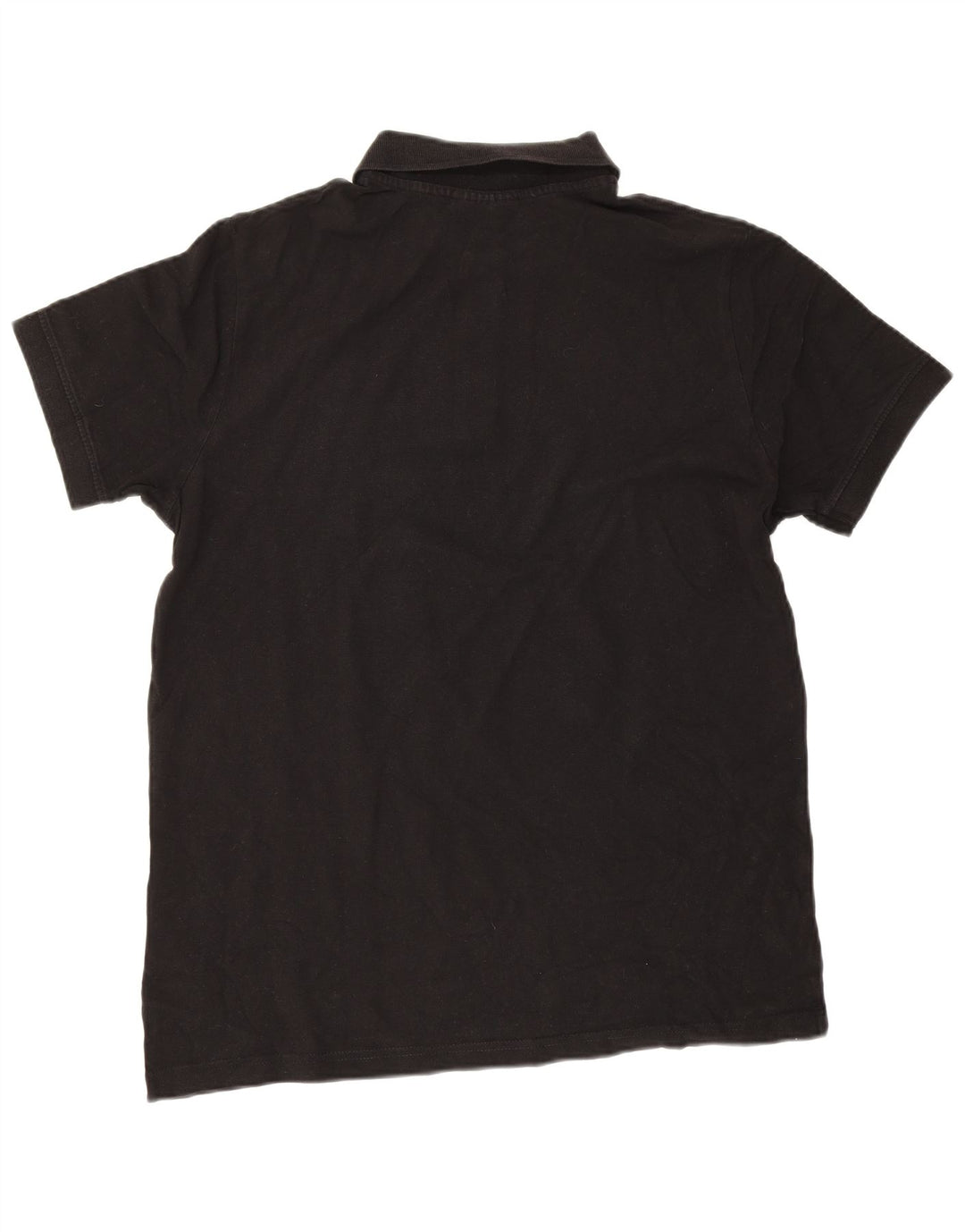 Cămașă polo pentru bărbați Kappa, bumbac negru mare