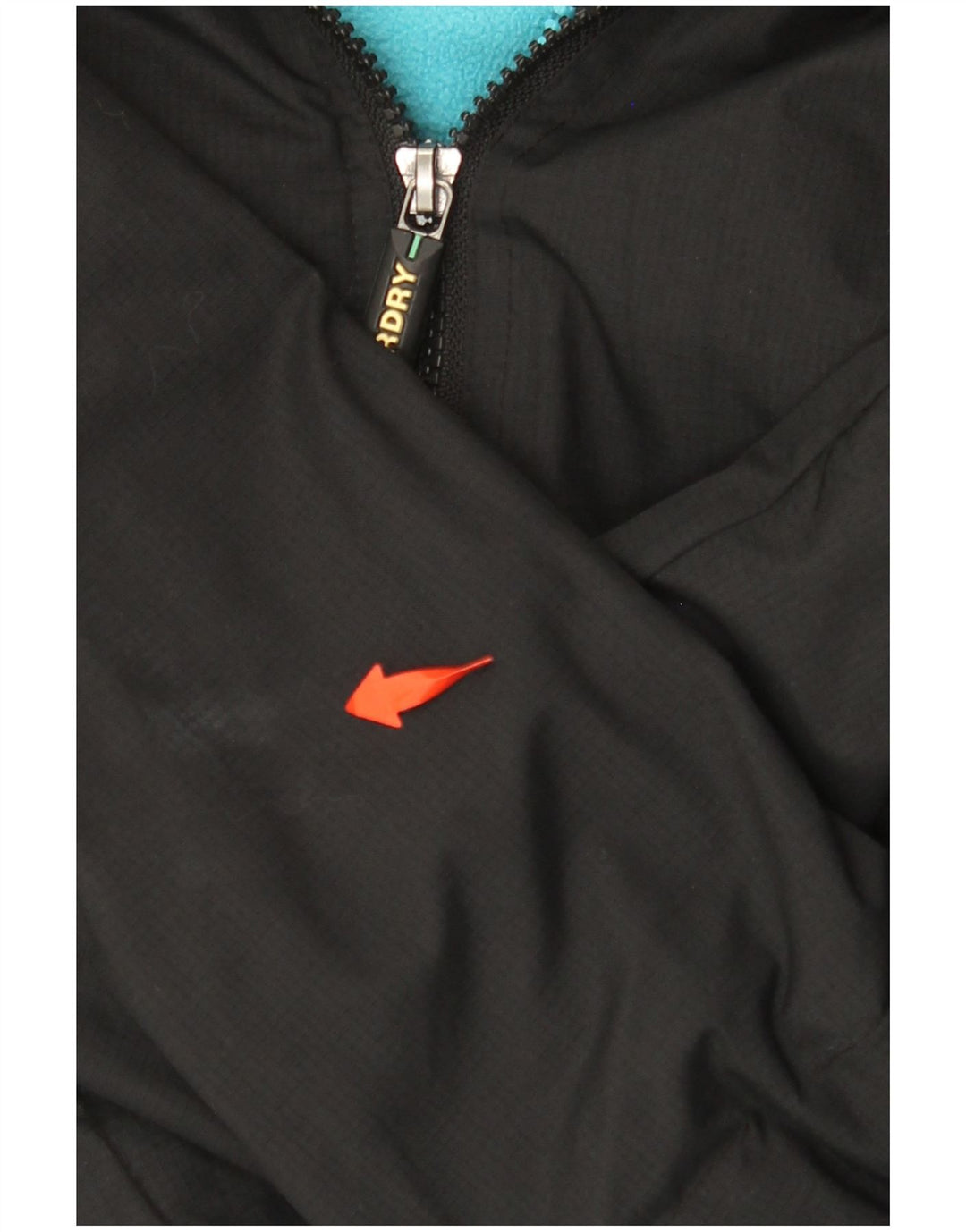 Jachetă de vânt cu glugă SUPERDRY pentru femei UK 12 Medium Black