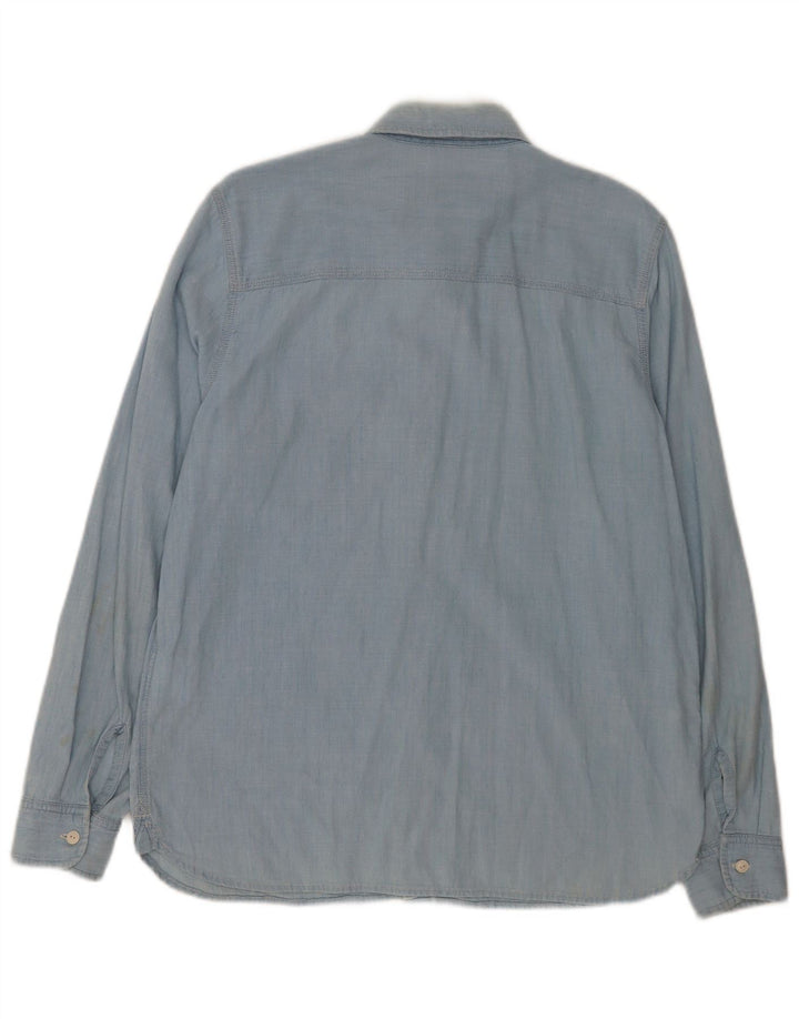 Cămașă Carhartt pentru bărbați, cu formă regulată, din bumbac albastru mediu