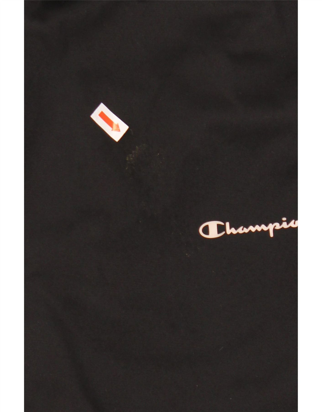 Pantaloni de trening grafic pentru bărbați Champion, poliester mediu negru