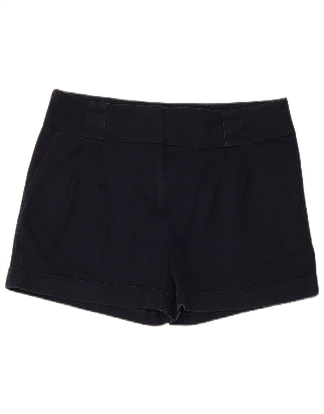 Pantaloni scurti chino pentru femei Oasis UK 12 Medium W32 Bumbac bleumarin