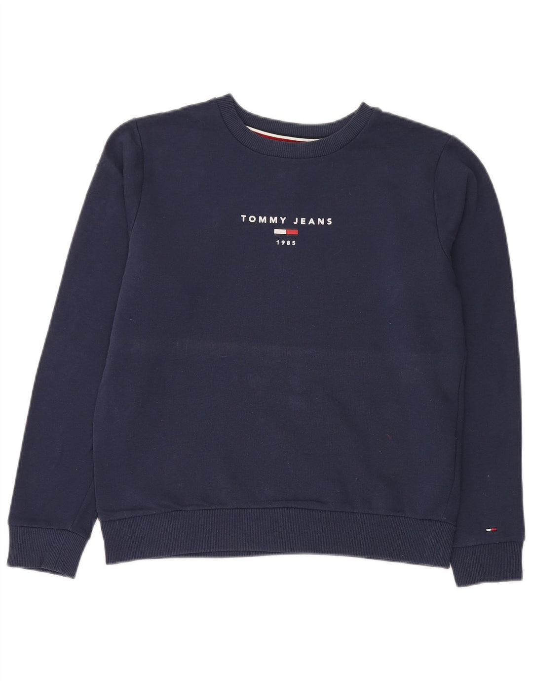 Pulover de hanorac grafic Tommy Hilfiger pentru femei UK 14 Medium Bleumarin