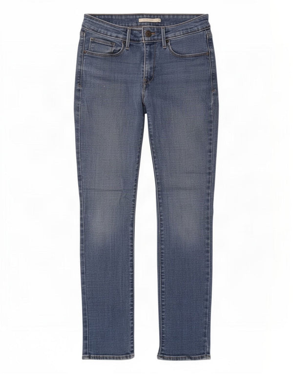 Blugi skinny Levi's pentru femei cu talie medie US 6 Medium W28 L28 Bumbac albastru