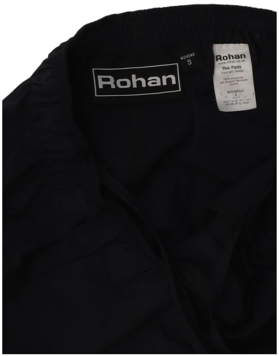 Pantaloni de trening pentru drumeții Rohan, pentru femei, UK 8, poliester, bleumarin, mic
