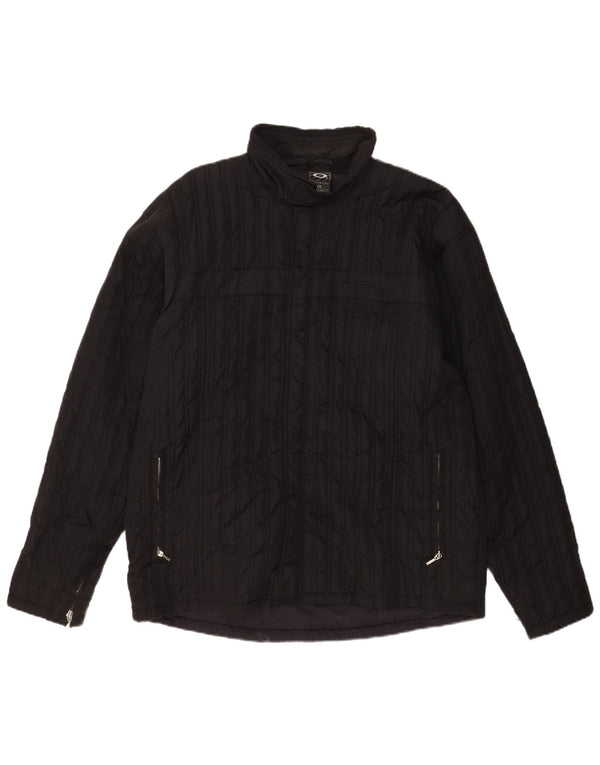 Jachetă căptușită pentru bărbați Oakley UK 42 XL Nylon negru