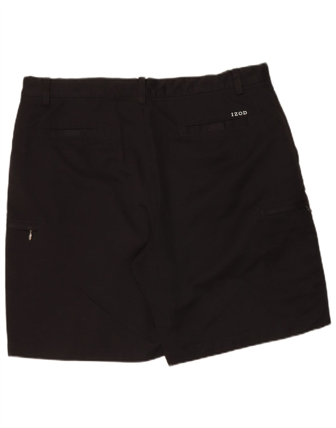Pantaloni scurți chino pentru bărbați Izod W38 XL poliester negru