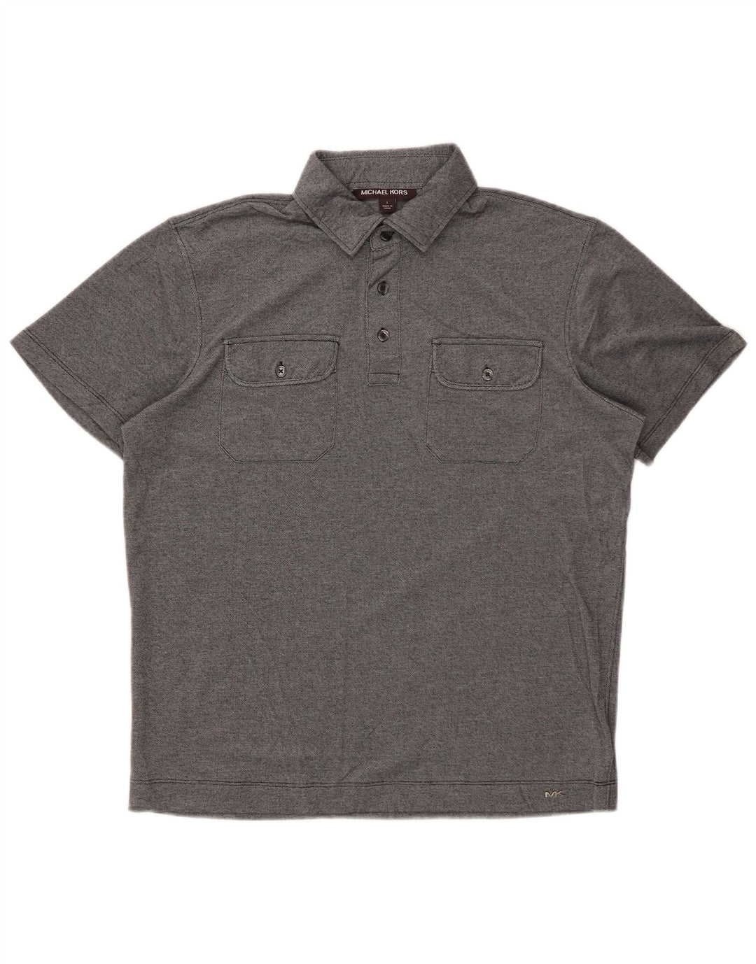 Tricou polo MICHAEL KORS pentru bărbați, bumbac gri mic