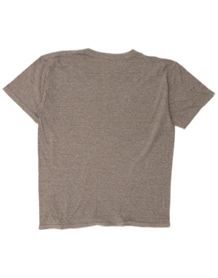 Tricou grafic Vans pentru bărbați Top din bumbac cu pete gri mediu