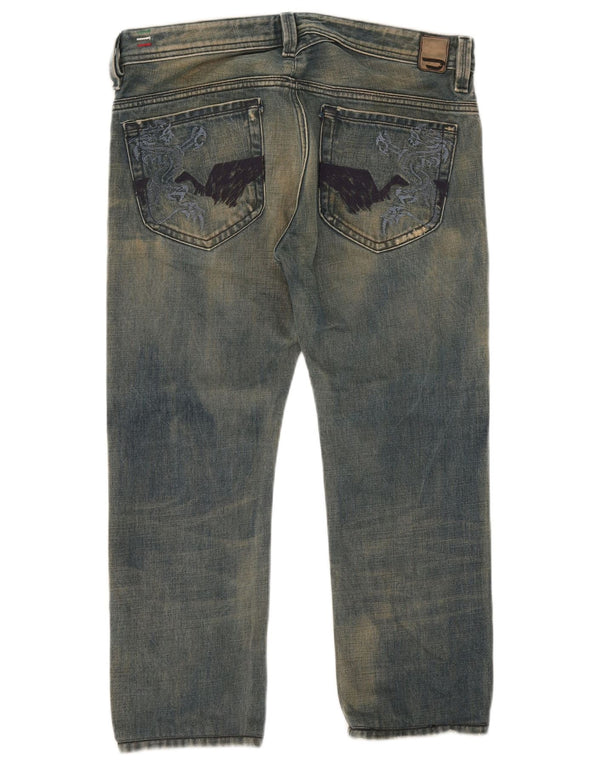 Blugi cropped Thanaz pentru bărbați Diesel W32 L24 Bumbac albastru