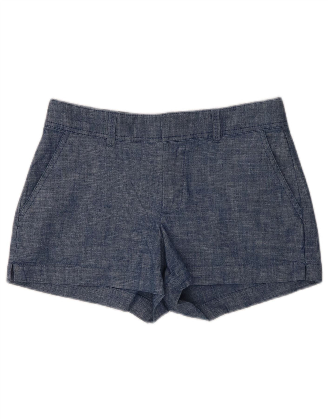Pantaloni calduri curbate Gap pentru femei US 2 XS W28 Bumbac albastru