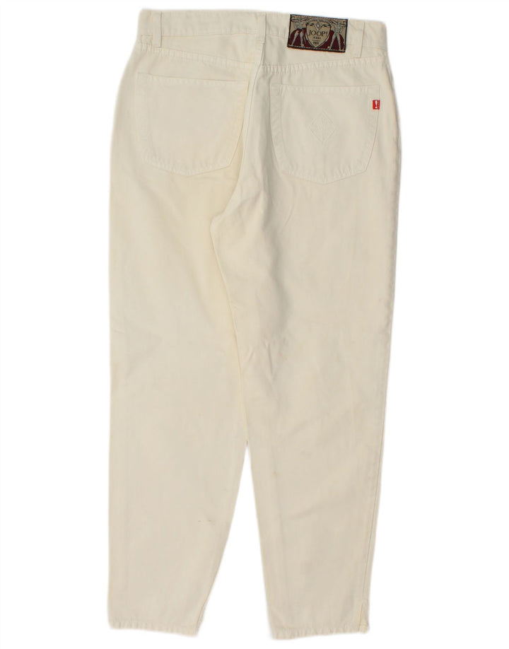 JOOP Womens Tapered Jeans W30 L26 Off White