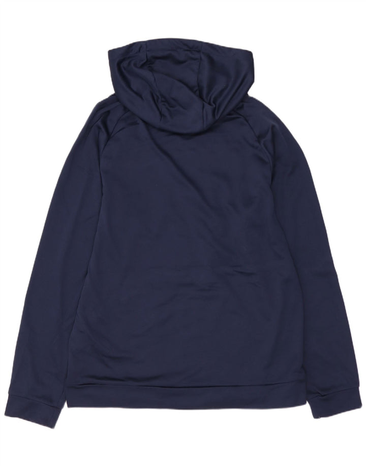 Pulover NIKE Dri Fit Graphic pentru bărbați, poliester mediu albastru