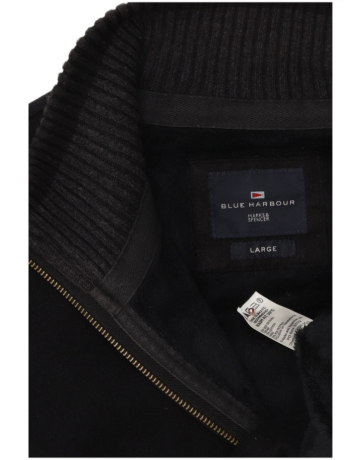 Marks & Spencer pentru bărbați Blue Harbour Trening Top Jachetă mare bleumarin