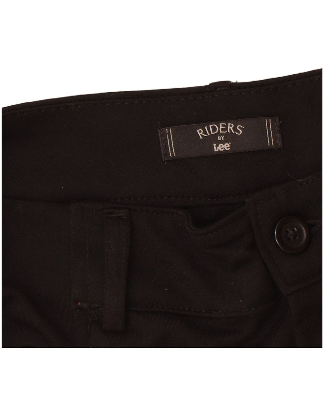 Pantaloni casual Lee Riders pentru femei US 12 Large W32 L32 Poliester negru
