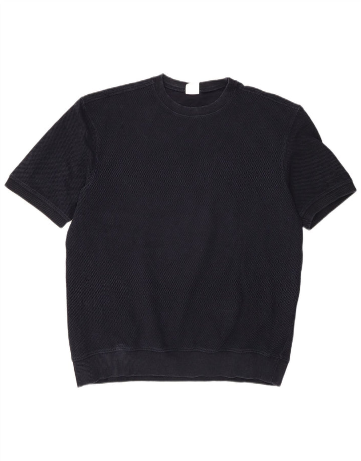 Tricou Bărbați Zara Top Mare Bumbac Bleumarin