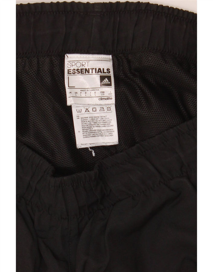 Pantaloni scurți sport pentru bărbați Adidas Climalite, mari, negru, poliester