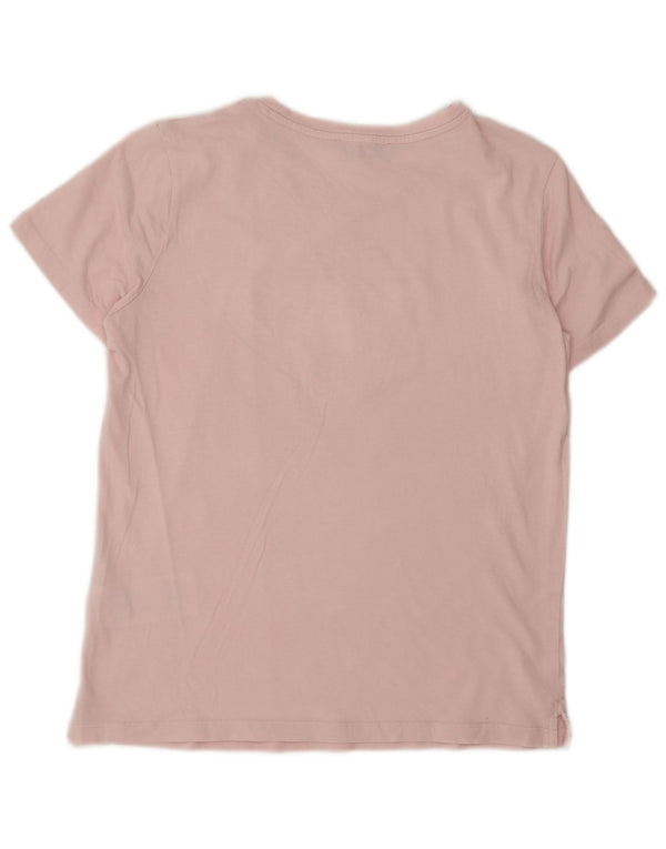Tricou grafic Guess pentru femei Top UK 8 Small Pink Bumbac