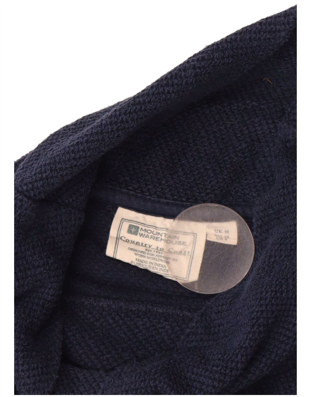 MOUNTAIN WAREHOUSE Hanorac crop pentru femei Pulover UK 10 Mic Bleumarin