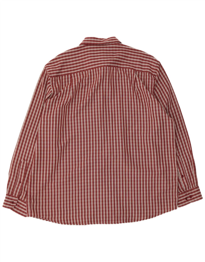 Cămașă pentru bărbați James Pringle XL Burgundy Check