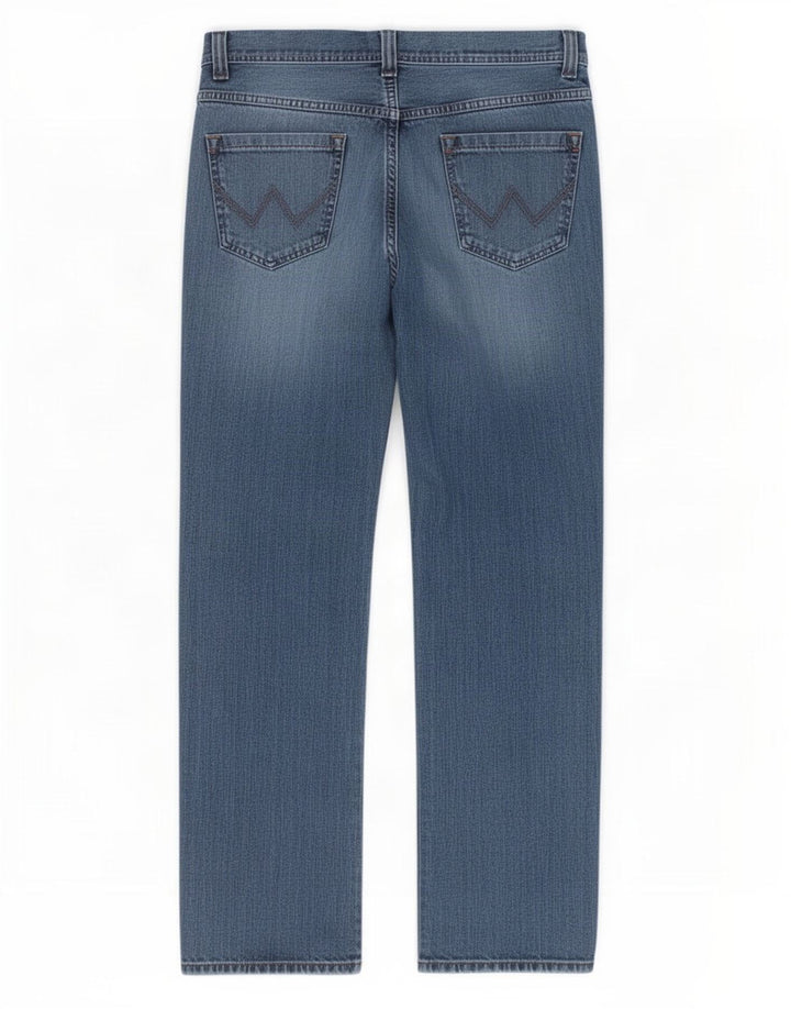 Blugi Wrangler pentru bărbați Wesley Regular Straight W36 L32 Bumbac albastru