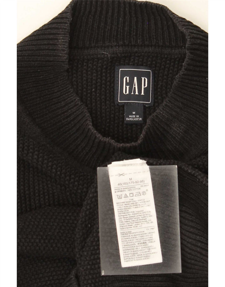Pulover cu gât țestoasă pentru femei Gap UK 14 Bumbac mediu negru