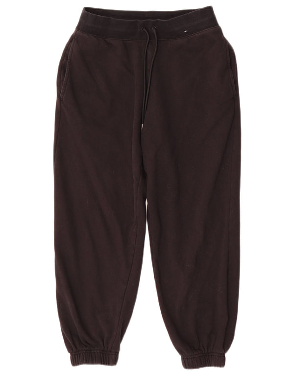 Pantaloni de trening pentru femei Marks & Spencer Joggeri UK 10 Bumbac negru mic