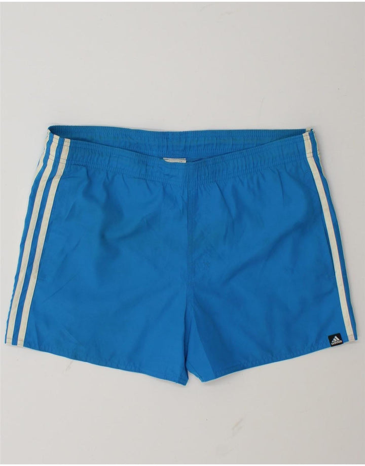 Pantaloni scurți sport pentru bărbați Adidas Mic, albastru, poliester
