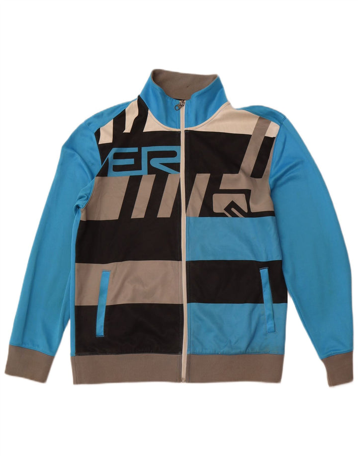 Jachetă de trening pentru femei QUIKSILVER UK 16, mare, albastru, color block