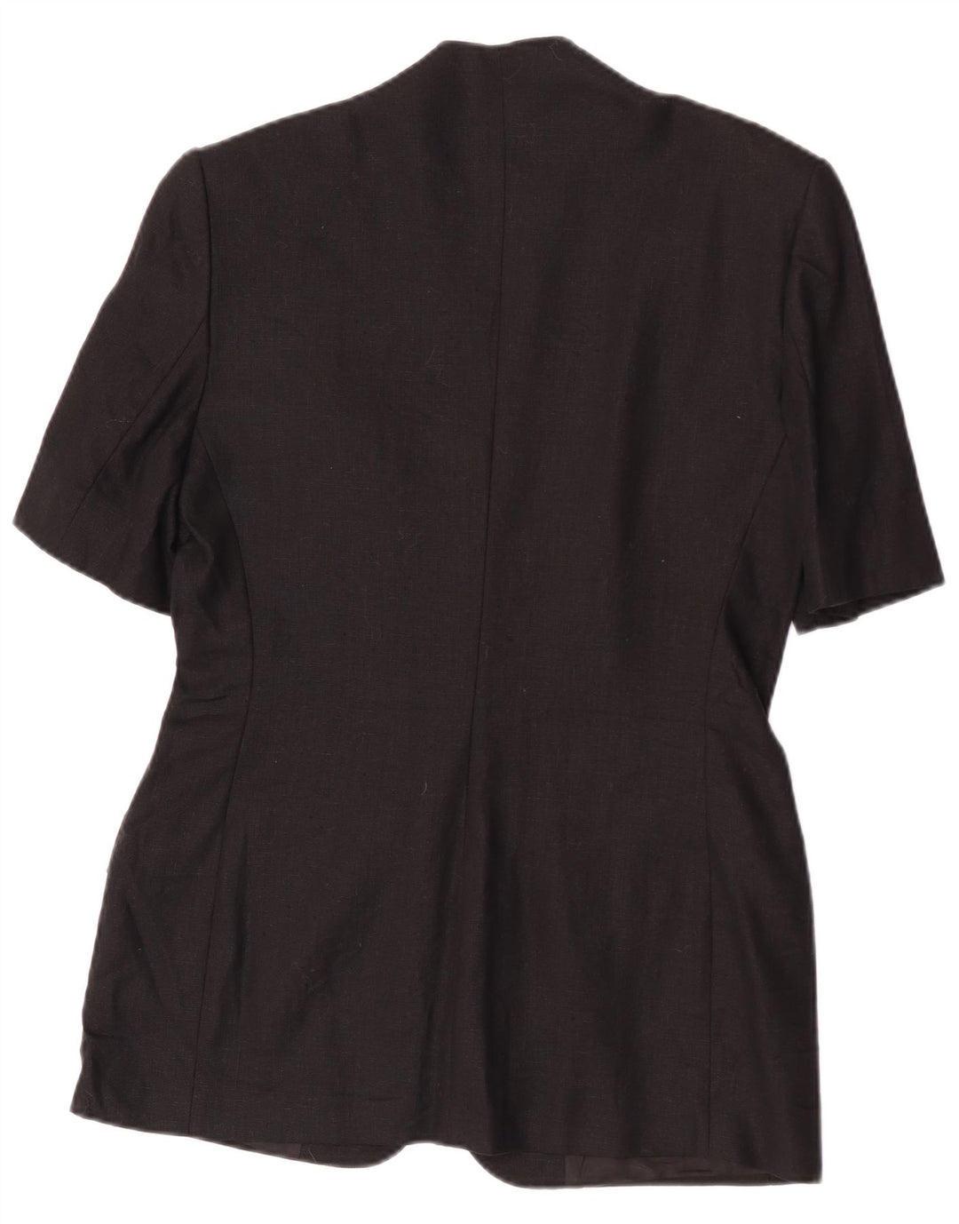 Jachetă blazer pentru femei Les Copains, cu mânecă scurtă, cu 1 nasture, IT 44 Medium Negru
