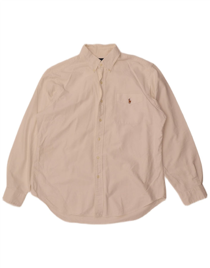 Cămașă Ralph Lauren pentru bărbați, cu tăiere clasică, mare, albă
