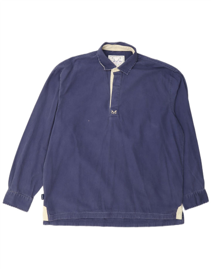 Crew Clothing Cămașă pulover pentru bărbați, mare, albastru, bumbac