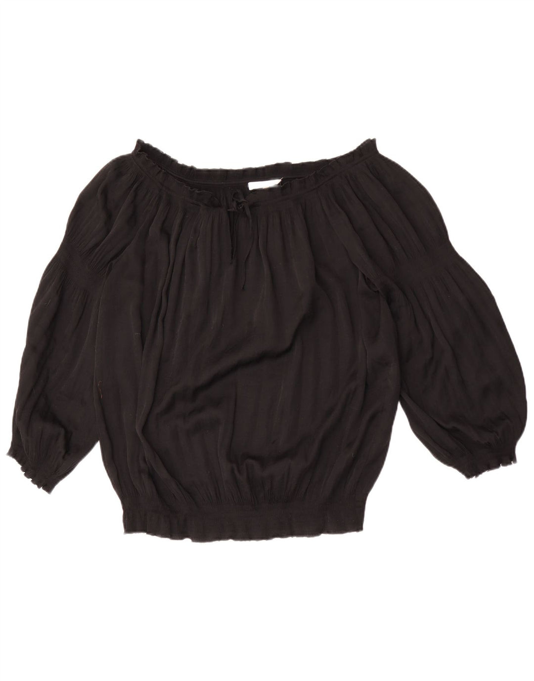 Bluză Calvin Klein pentru femei cu umăr dezactivat, UK 18 XL, negru