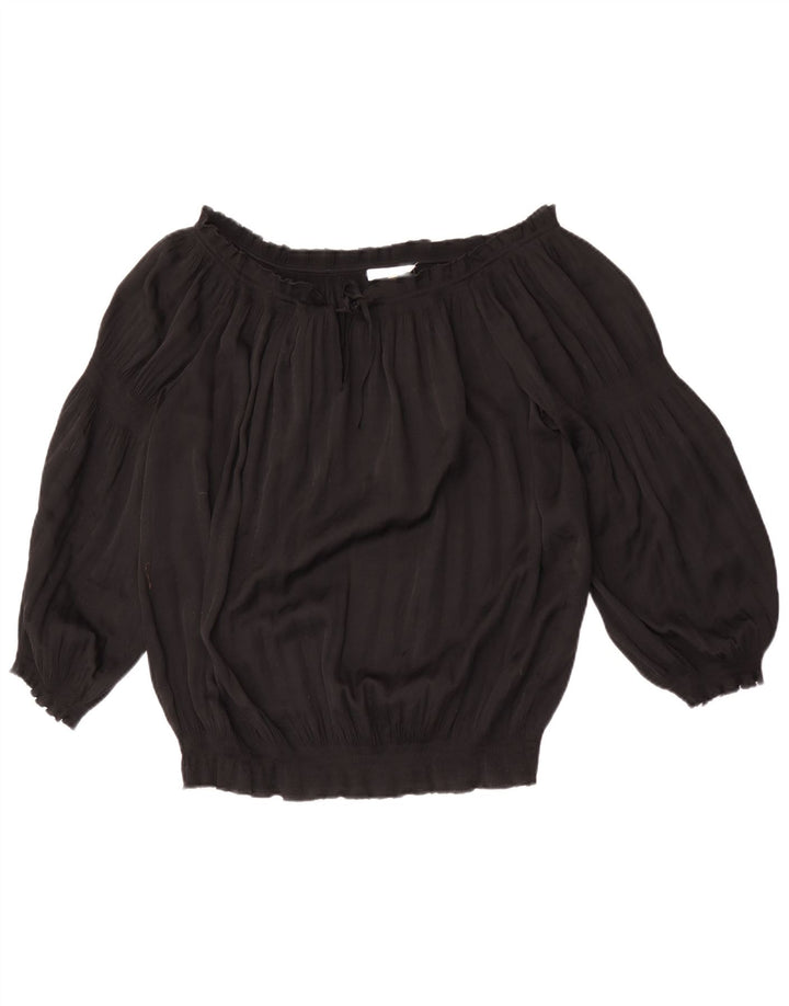 Bluză Calvin Klein pentru femei cu umăr dezactivat, UK 18 XL, negru