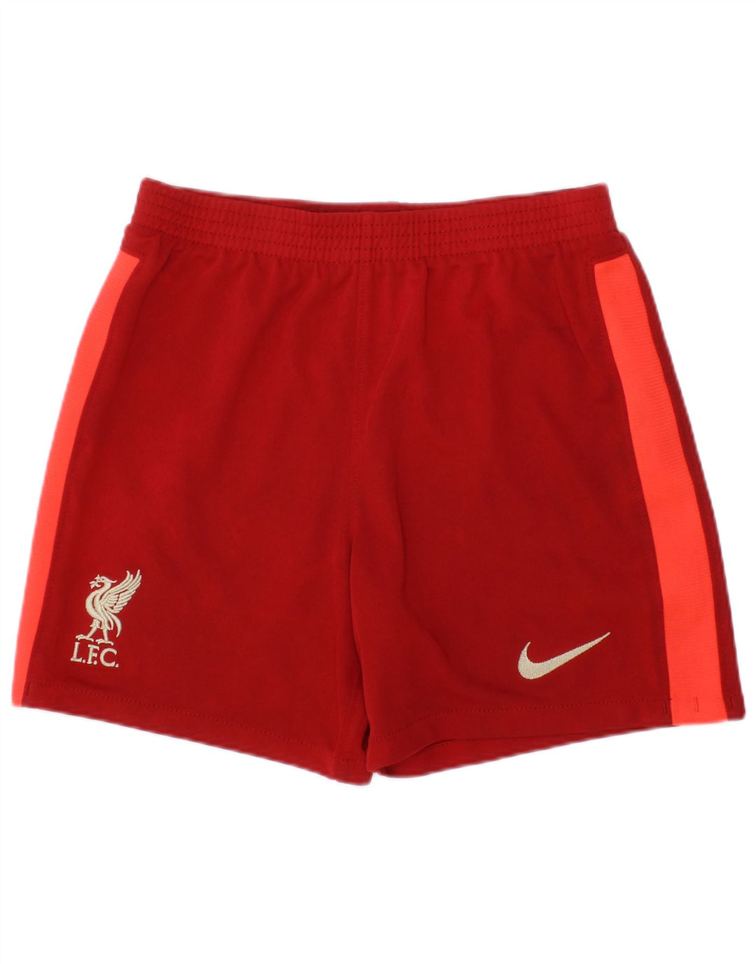 Pantaloni scurți sport Liverpool Nike pentru băieți 6-7 ani, mari, roșu, poliester color bloc