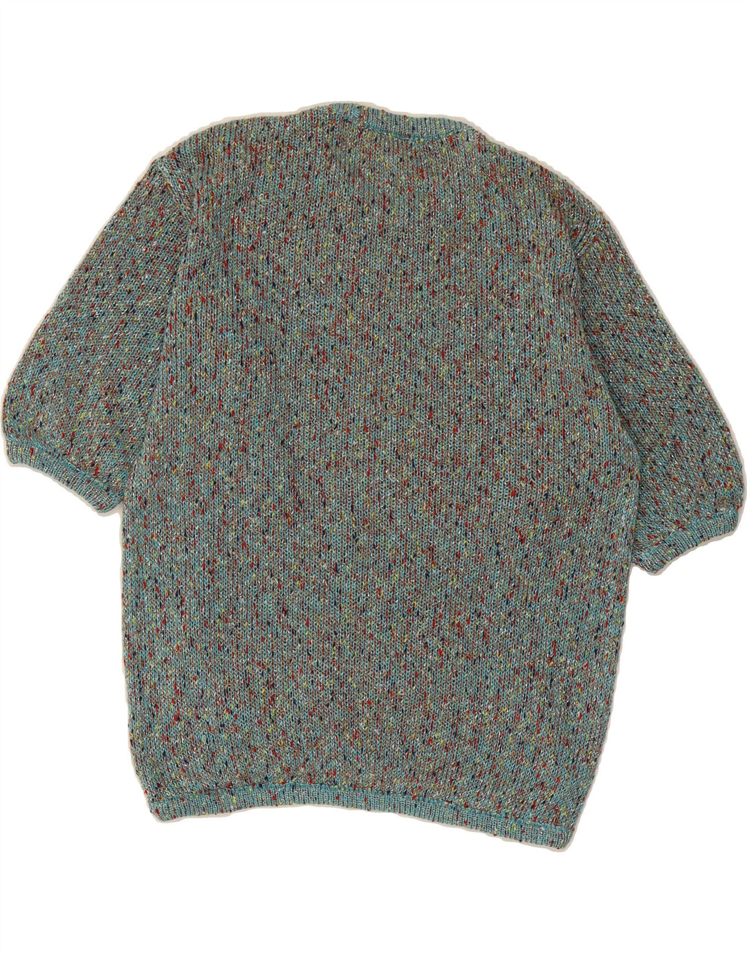 VINTAGE Womens Crew Neck Jumper Sweater UK 14 Medium Grey Flecked Vintage Vintage and Second-Hand Vintage from Messina Hembry 