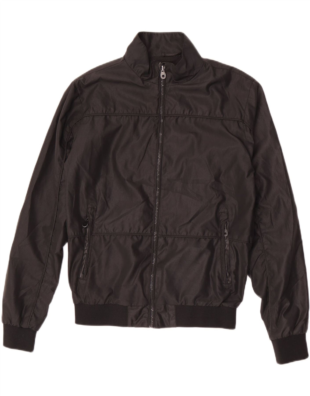 Bomber pentru bărbați Zara UK 36 Poliester negru mic