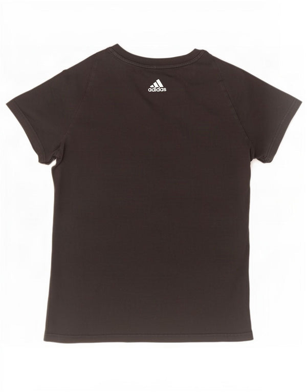 Tricou grafic Adidas pentru femei Top UK 16/18 mare, negru, bumbac